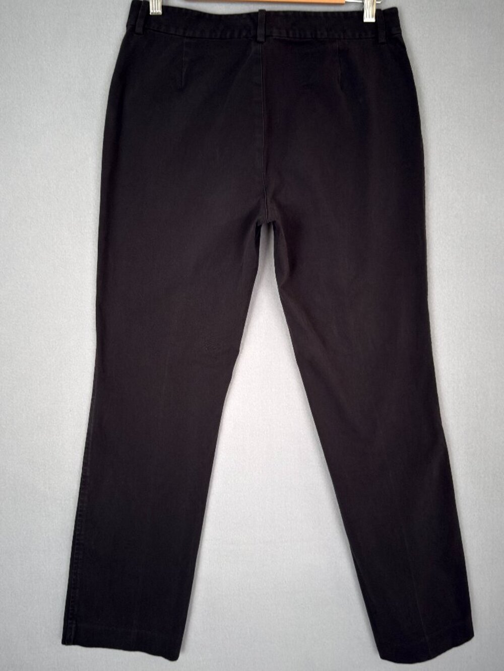 Lauren Ralph Lauren Petite Women’s Black Pants 6P Straight Leg Classic Preppy - Picture 9 of 13